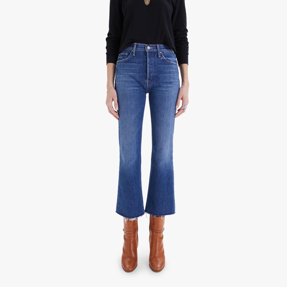 Mother The Tripper Ankle Fray Jeans Nature Touch Base 28